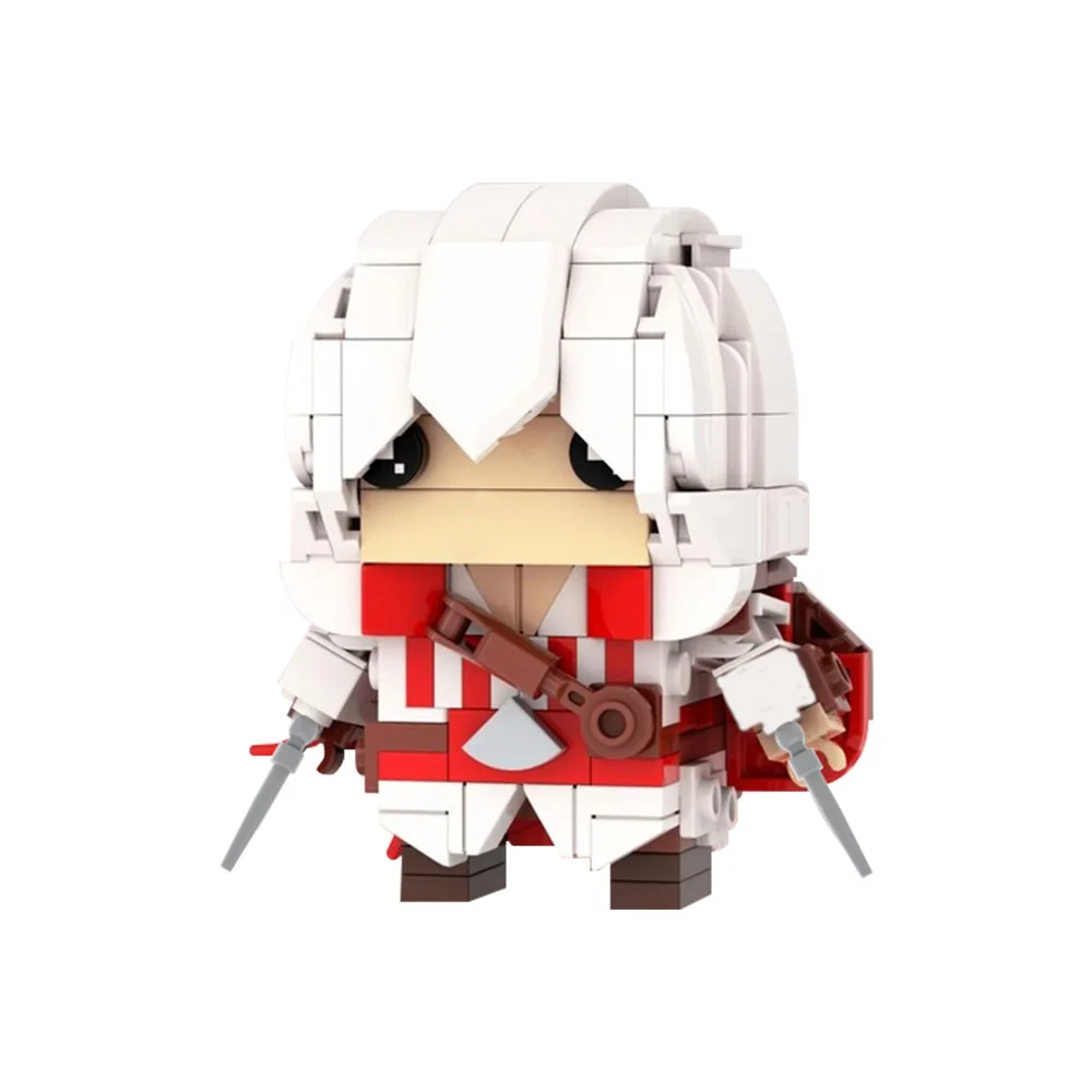 

MOC Ezio Auditores da Firenzes Brickheadz, строительные блоки, модель, фигурка, кирпичи, собранная своими руками игрушка для детей, подарок