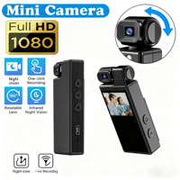1080P HD Mini Action Camera WiFi 180° Rotatable Back Clip 1.3\