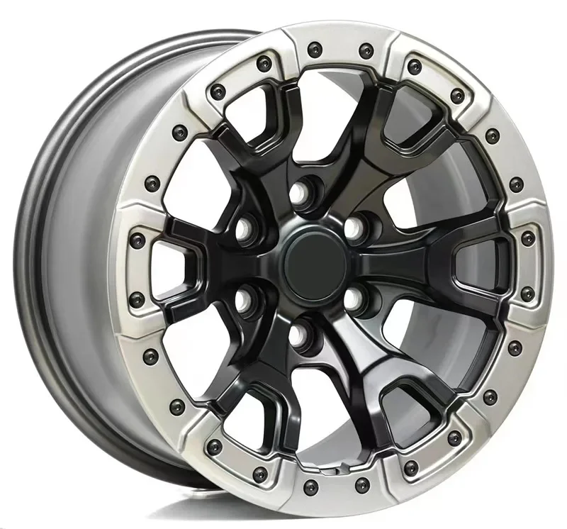 

Japanese style 20X8 off-road alloy wheels pcd 5X120 6X139.7 et 40 mm for aut great wall