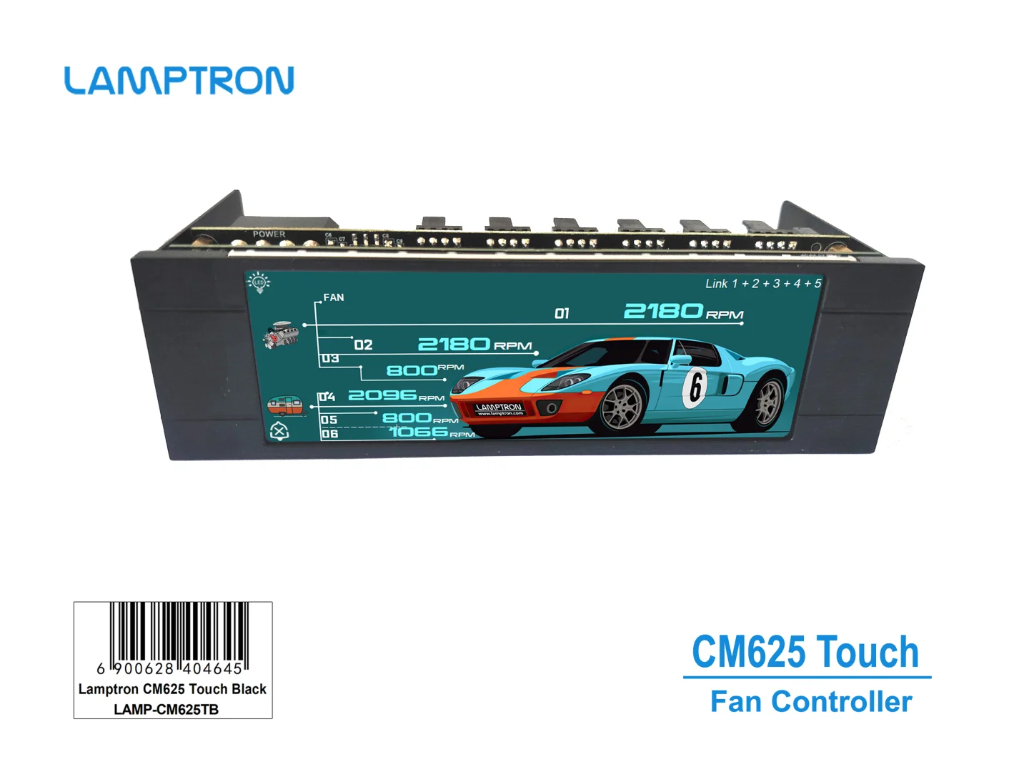 Lamptron CM625 TOUCH Fullcolor Fan Controller