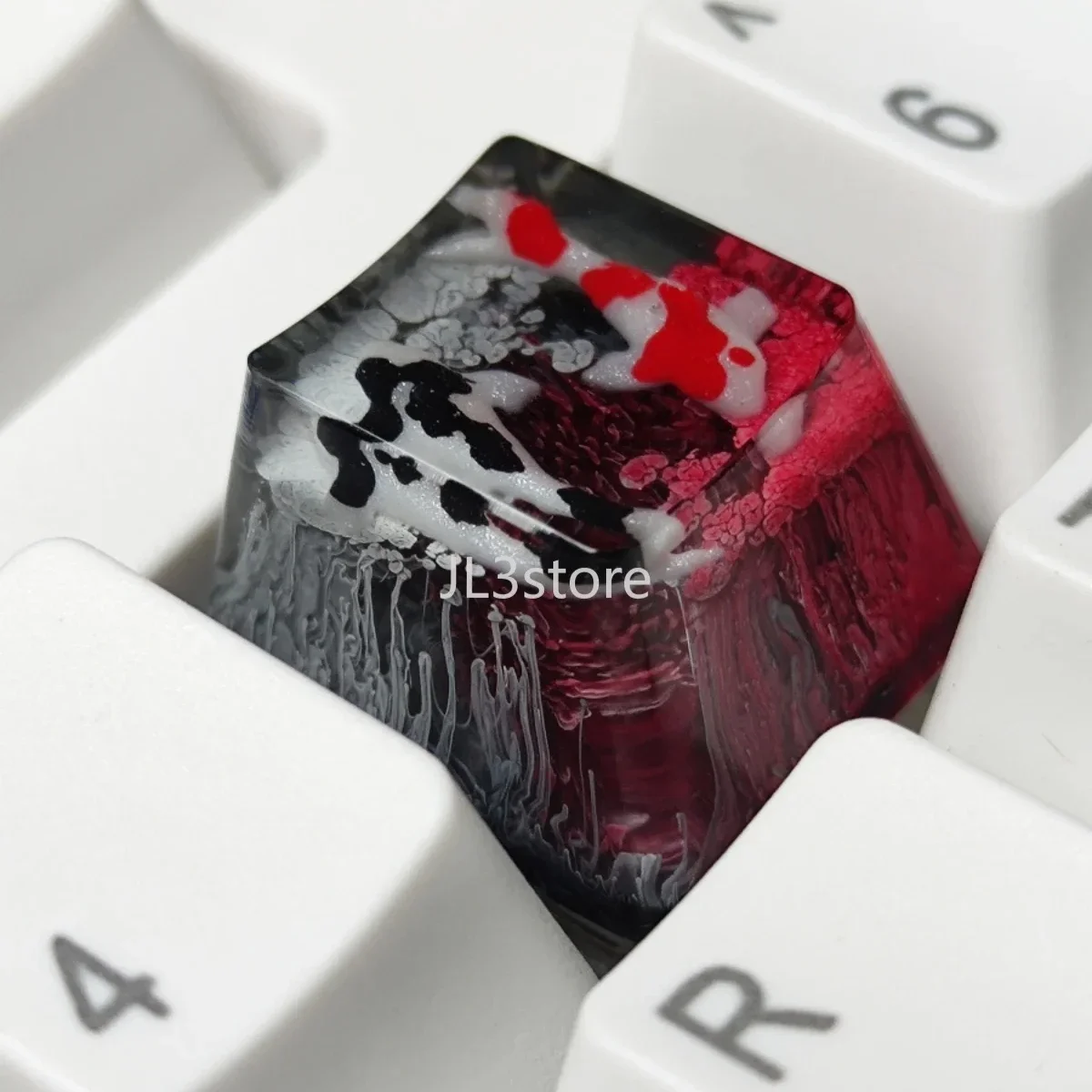 

Mechanical keyboard keycap cap personalized 1u resin Epoxy keycap zen pool boys birthday gift esc