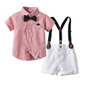 pink A white short
