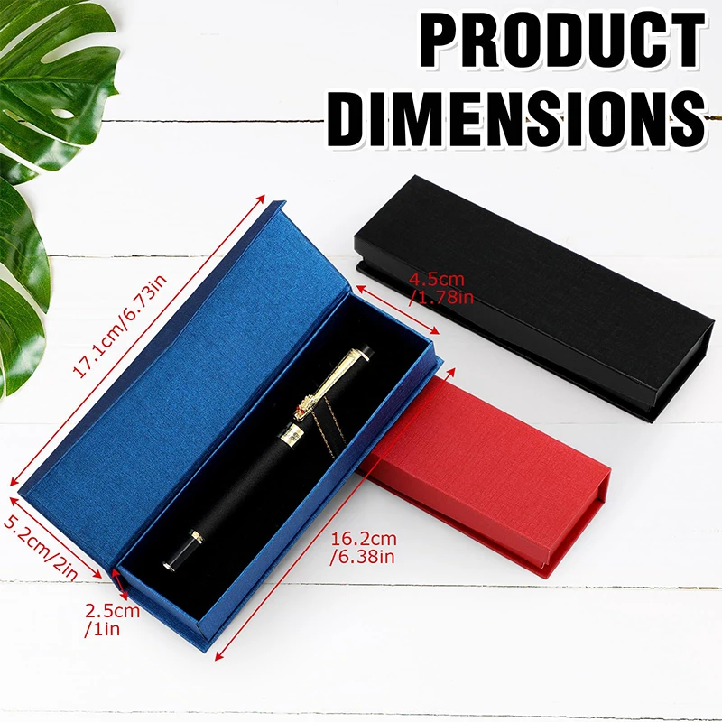 Imagem -06 - Vazio Pen Gift Box com Almofada Coleção de Papelão Case para Lápis Caneta Esferográfica Jóias Pen Display Box 12 Pcs