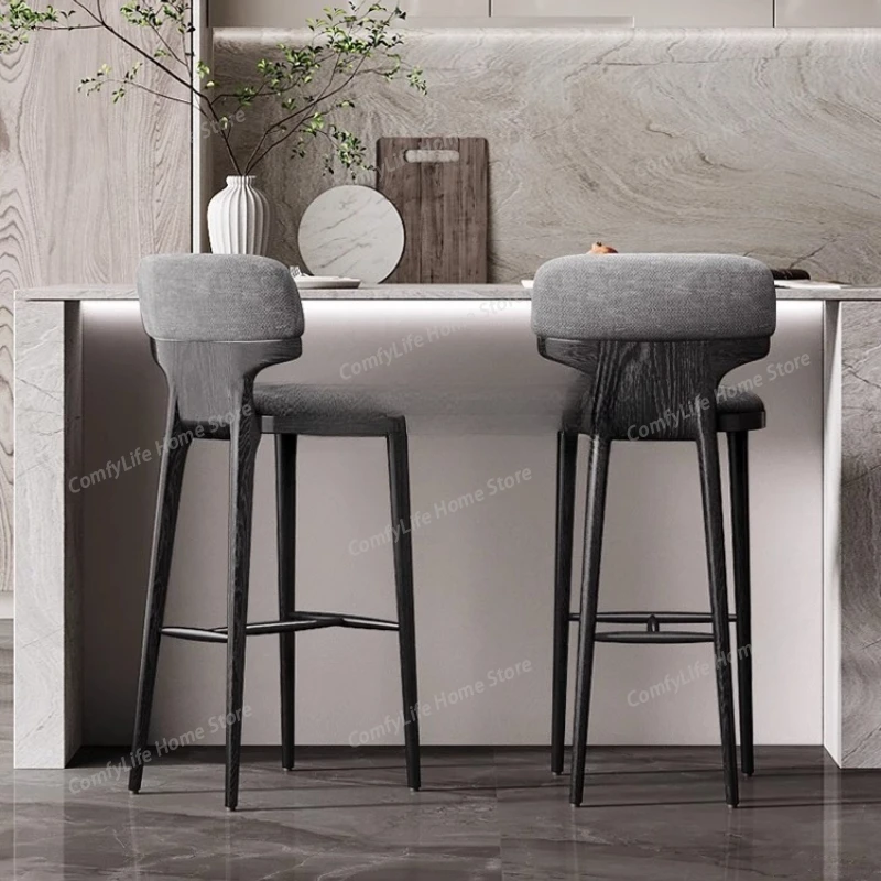 

Comfortable Vanity Bar Chairs Gray Soft Aesthetic Living Room Bar Chairs Make Up Nordic Sillas Para Comedor Unique Furniture