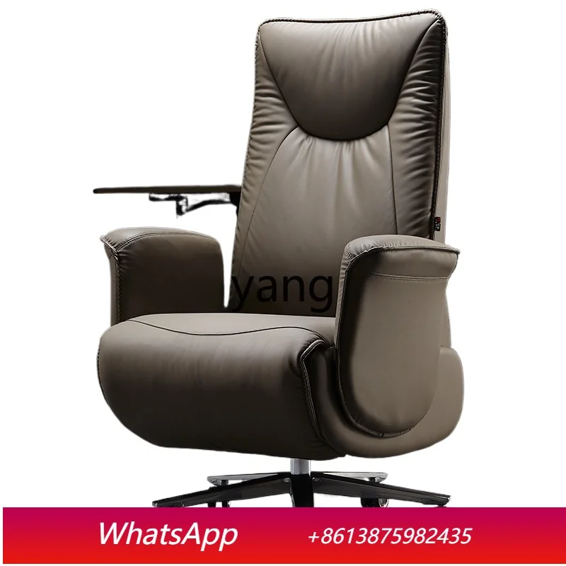 

Кожаное офисное кресло LTT с функцией откидывания спинки для комфортного сидения, из натуральной коровьей кожи, для дома и офиса