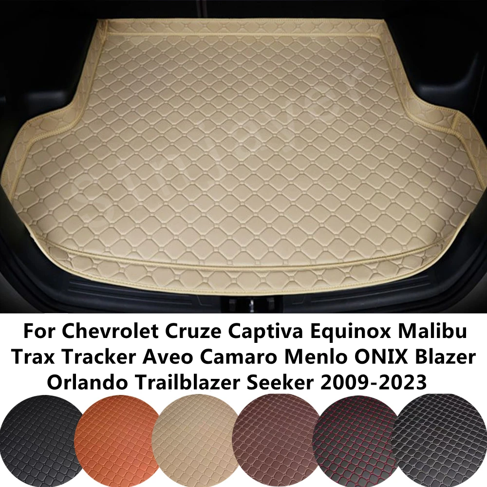 Коврик в багажник автомобиля SJ High Side, подходит для Chevrolet Cruze Captiva Equinox Malibu Trax Tracker Aveo Camaro Menlo ONIX Blazer Orlando