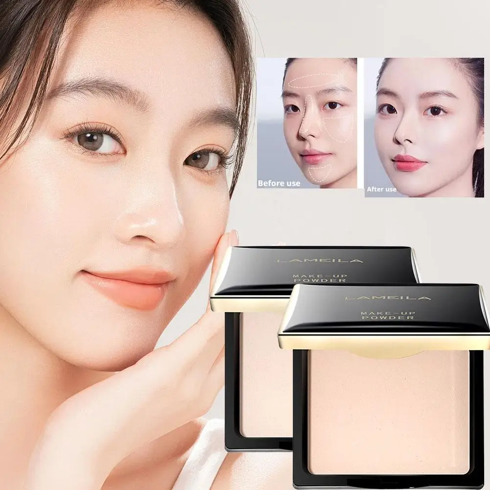Clear Setting Powder Oil-Control Face Cosmetics Powder Matte Setting Pressed Powder Pores Invisible Natural Maquillaje