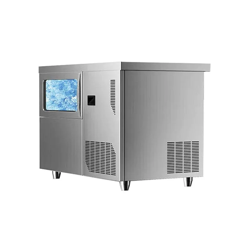 

Bar counter ice maker commercial fully automatic milk tea shop KTV bar canteen large capacity integrated air-cooled 100kg/120kg