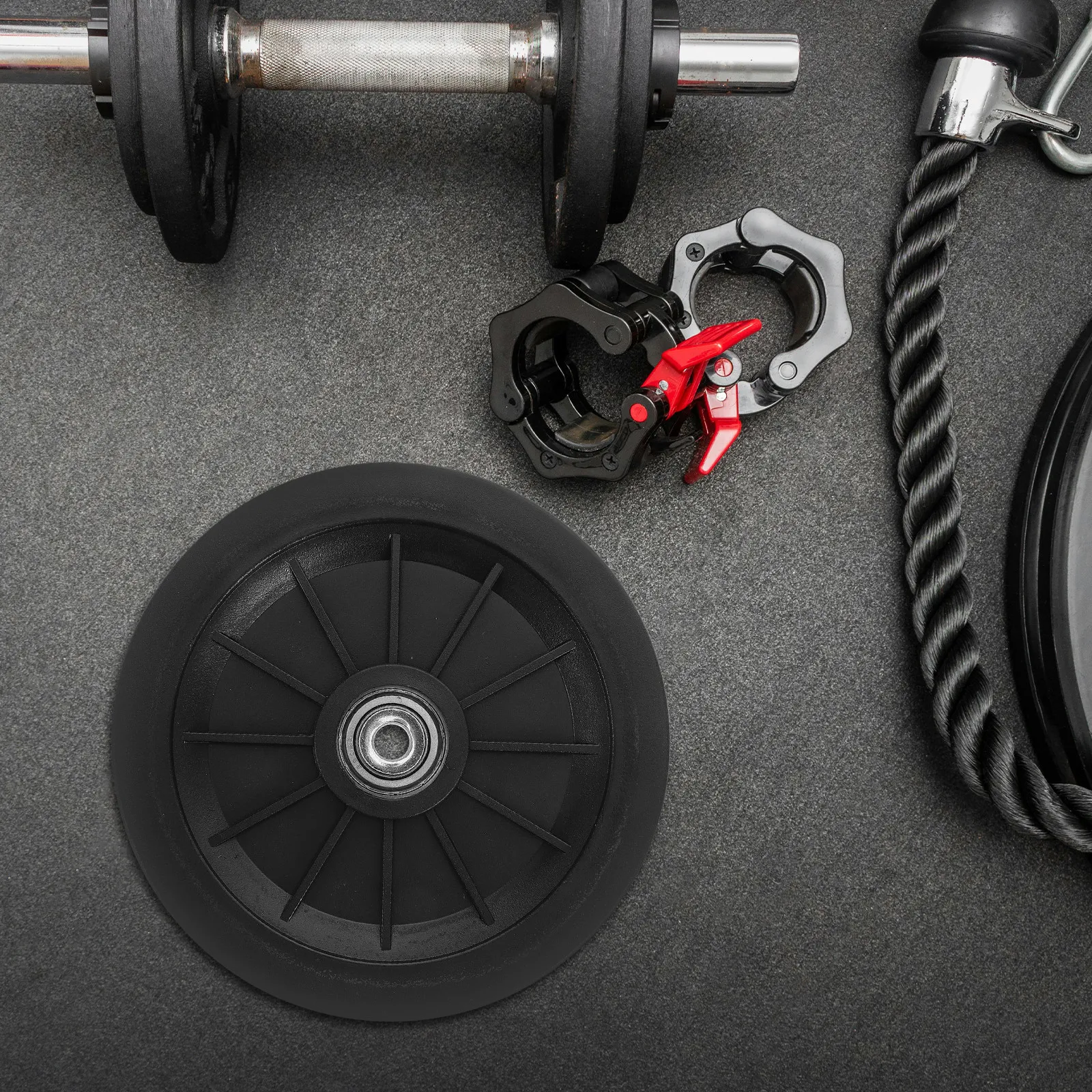 Heavy Duty Nylon Fixed Pulley Wheel for Home Gym Cable Systems Fitness Equipment Accessories Quiet Weight Lifting