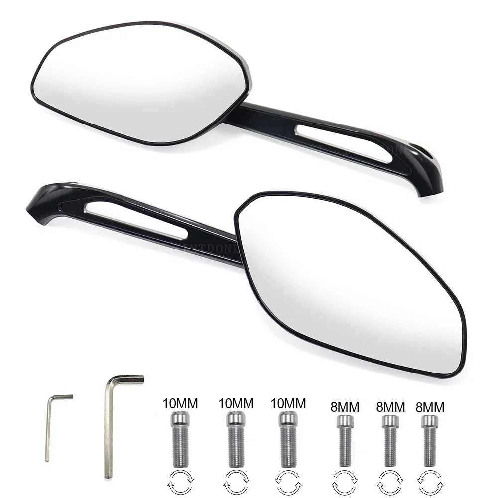 For DUCATI Multistrada V4 V2 Pikes Peak 950 1200 1260 Enduro RearView Mirror Left Right Glass Lenses Motorcycle Accessories