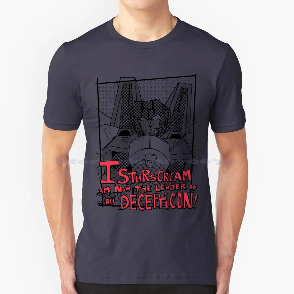 Kaus oblong Starscream Pride 100% kaus katun Starscream Decepticon Coralus