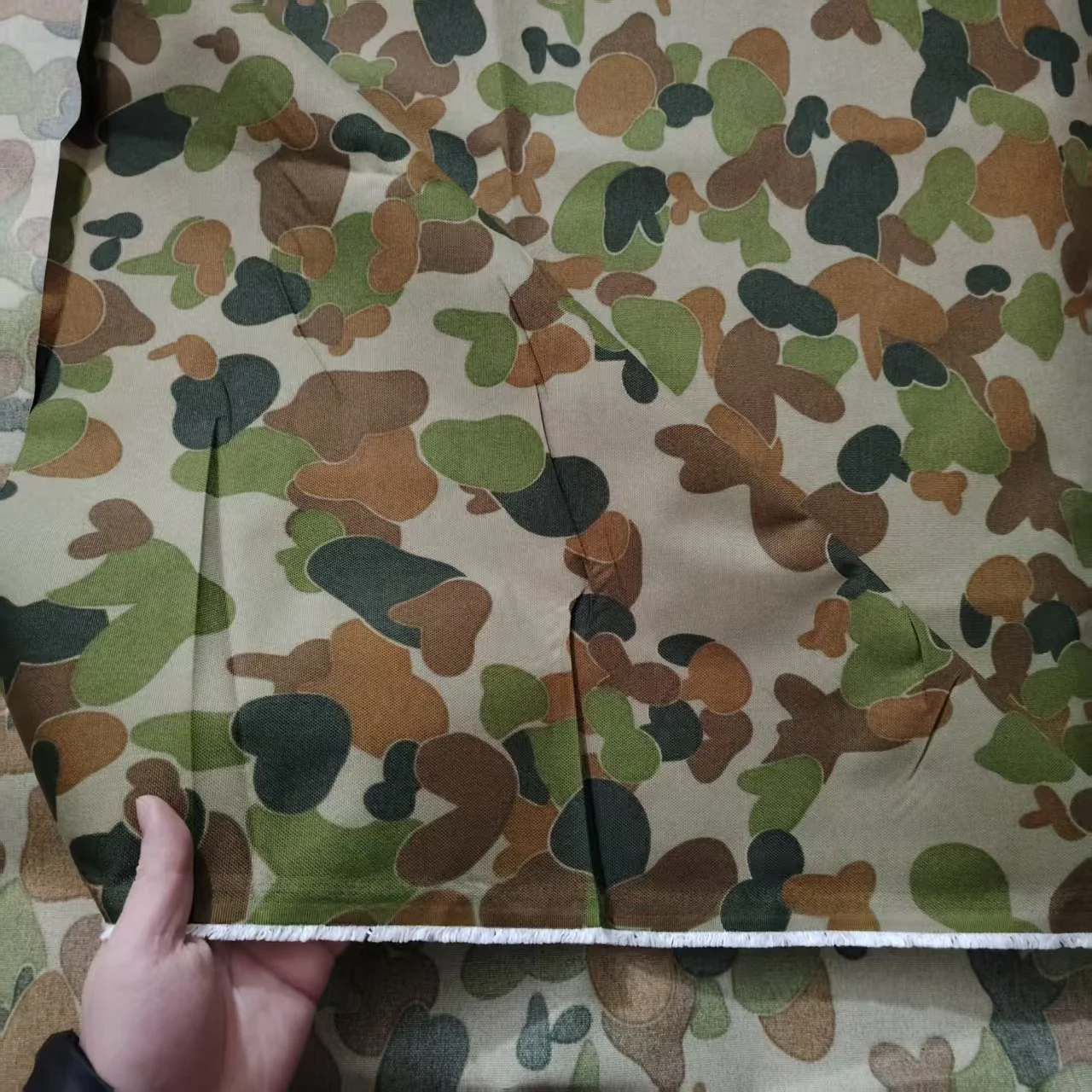 1000D Polyester Australian Camouflage Fabric DCP Cloth High Strength DIY Waterproof Tactical Vest Bag Knapsack