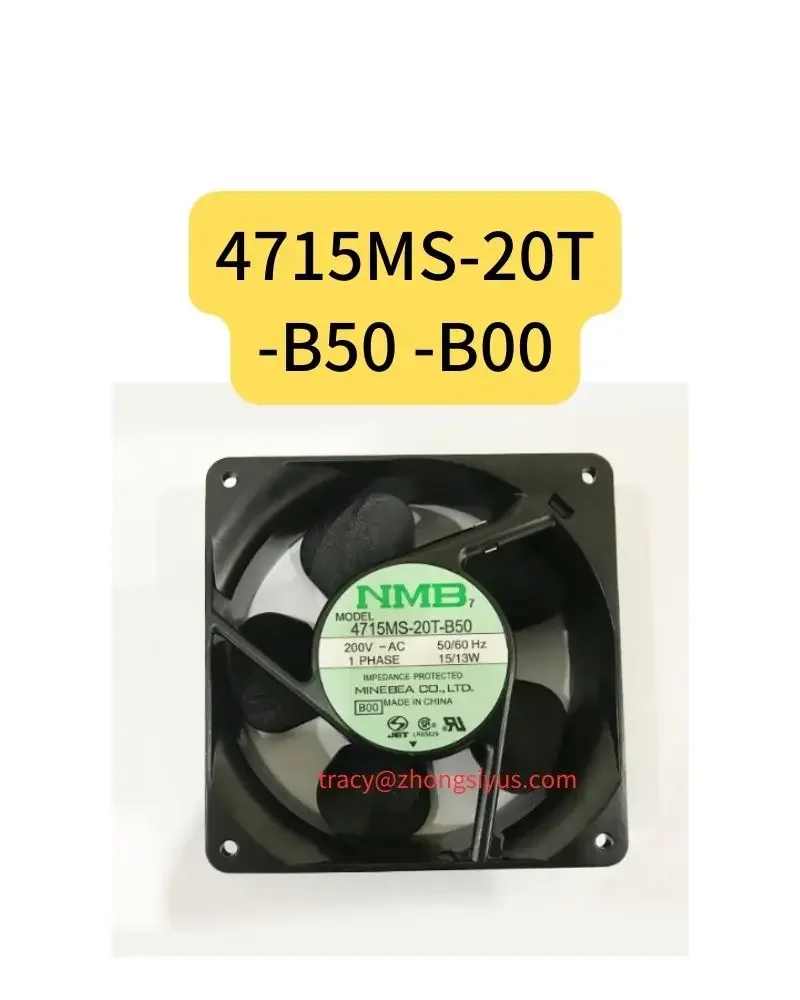 

New 4715MS-20T-B50 -B00 200V Original Japanese NMB 120*120*38 Aluminum Frame AC Fan