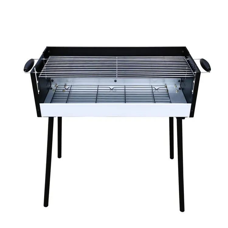 Folding BBQ Grill Foldable Outdoor Portable Stall BBQ Grill Extra Thick Thickened