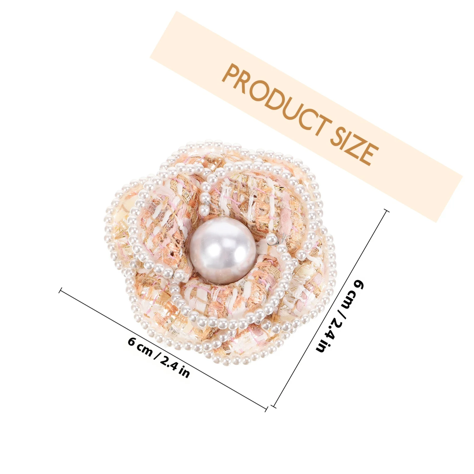 เข็มกลัดมุก เข็มกลัดติดปกเสื้อ เข็มกลัดรูปดอกไม้ สำหรับตกแต่งชุดสูท หมวก เสื้อผ้า กระเป๋าเป้ เข็มกลัดติดหมวก