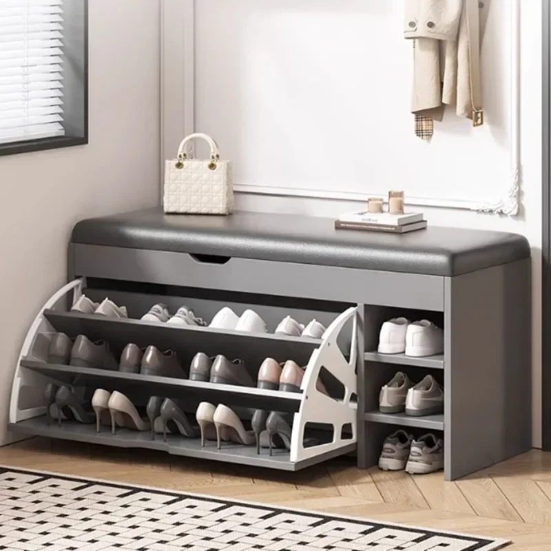

Folding Rack Shoe Cabinets Luxury Stool Design Mobile Bedroom Display Shoe Cabinets Accent Armoires De Salon House Furnitures