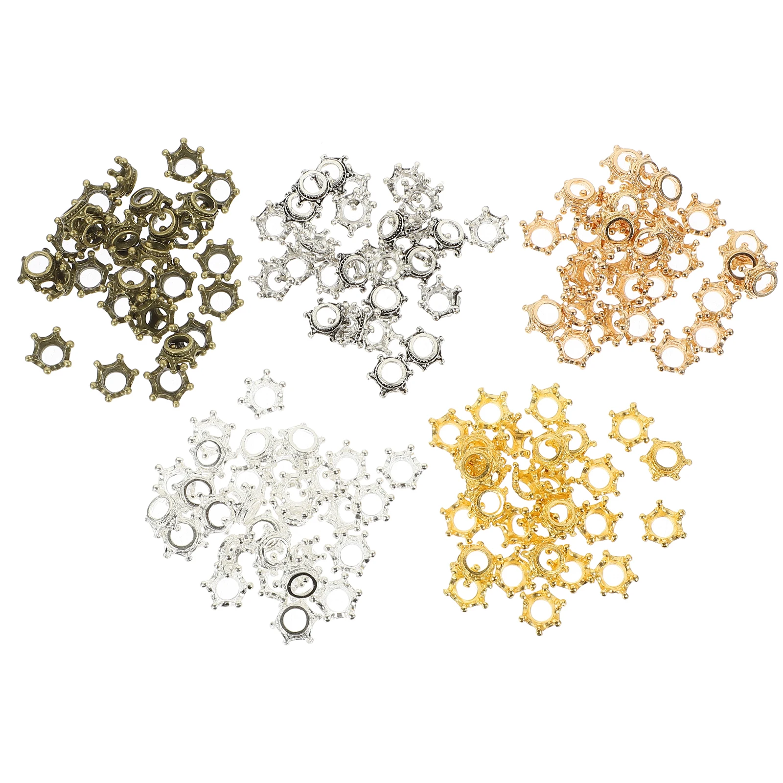 

150pcs Crown Epoxy Filling Jewelry Supplies Charms Vintage Durable Alloy Pendant Materials Necklace Bracelet DIY Projects Gifts