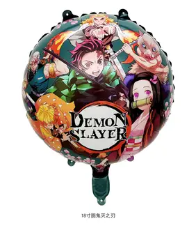 鬼滅之刃主題派對裝飾 鬼滅之刃氣球 爐門炭治郎祢豆子氣球 嬰兒派對 鬼滅之刃派對用品 8 最佳銷售 鬼滅之刃小隊 - №6