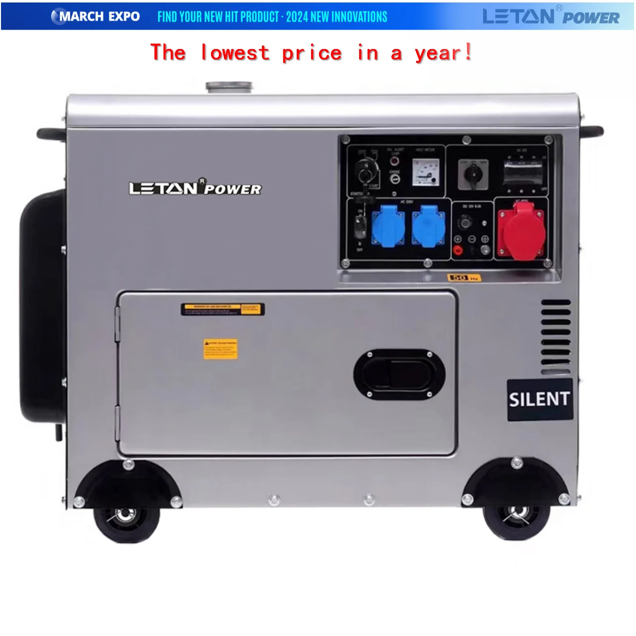 3kva 5kva 8kva 10kva Diesel Generator LETON Power Generator Diesel 10kva Factory Direct Sale 10kva Silent Diesel Generator 5kw
