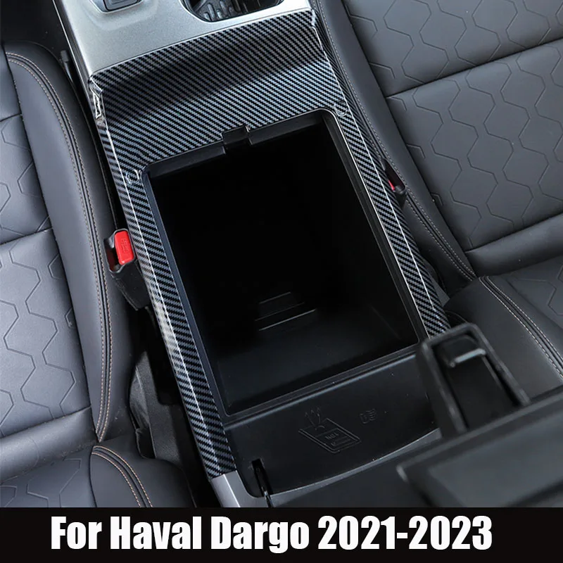 Dla Haval Dargo 2021 2022 2023 panel zmiany biegów ozdobna ramka uchwyt na kubek rama panelu powierzchni