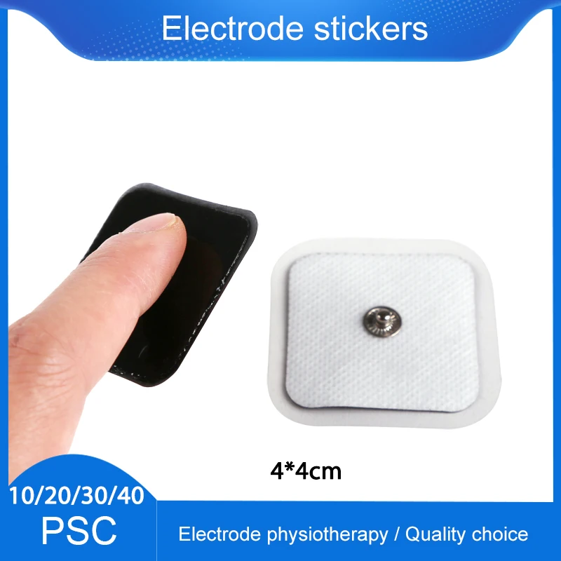 Non-woven Self Adhesive Replacement Electrode Pad  for Tens Digital Therapy Machine Massager 4*4cm Nerve Stimulator