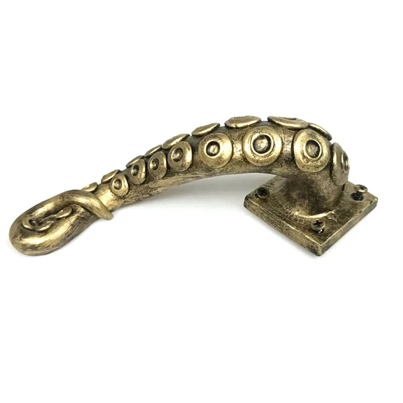 

AB42-Vintage Octopus Door Knob Animal Style Outdoor Hook Ancient Drawer Furniture Pull Handle