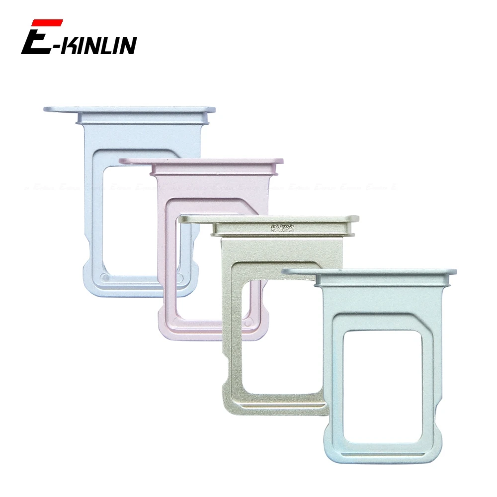 Sim Card Socket Holder Slot Tray Reader For iPhone 15 15 Plus Adapter Container Connector Repair Parts