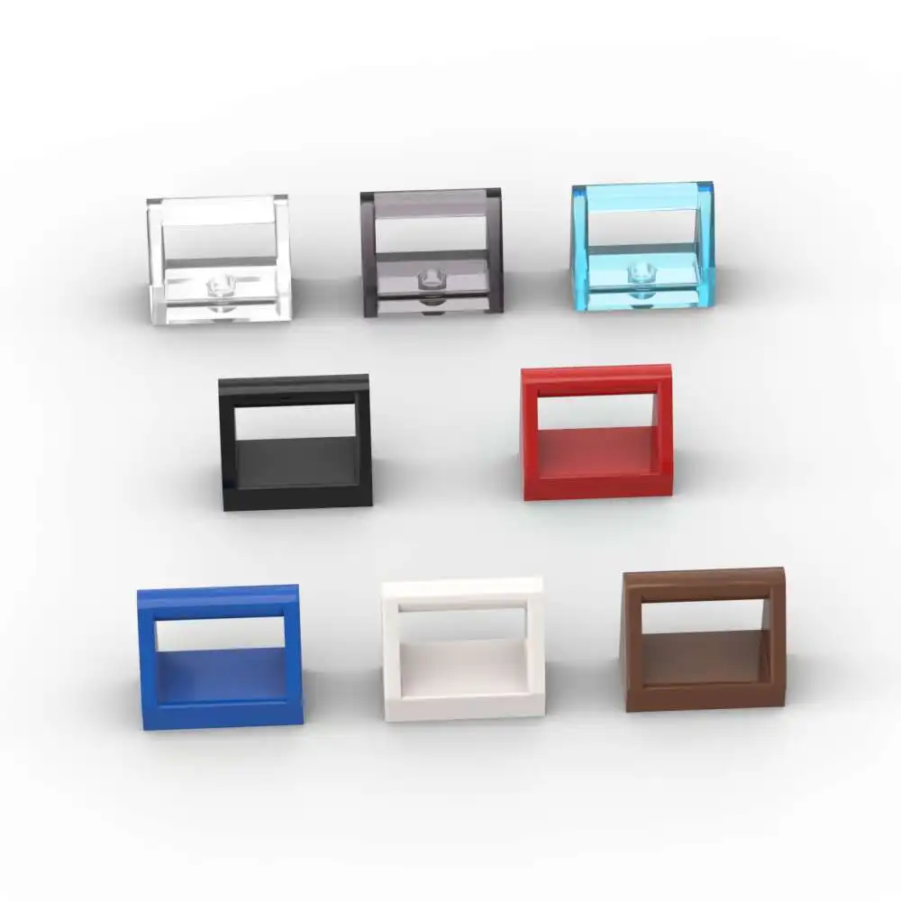 MOC 10PCS 2432  1x2 With Bar Handle Bricks Modified Stacking Replaceable Building Block Diverting Toys Adults Boys Holiday Gifts