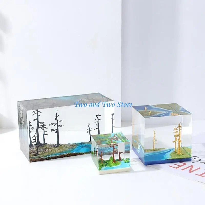 

HX6F 4/5/6/7/8/9 см мини-микропольное пейзажное дерево, модель дерева из смолы, 3D стереоскопическое дерево, украшение стола,