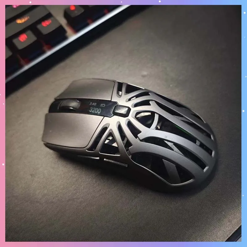 

Проводная мышь R38, трехрежимная мышь 2,4G/BT, 1000 Гц, 10000 точек на дюйм, RGB световой эффект с программированием макросов, игровая мышь для киберспорта