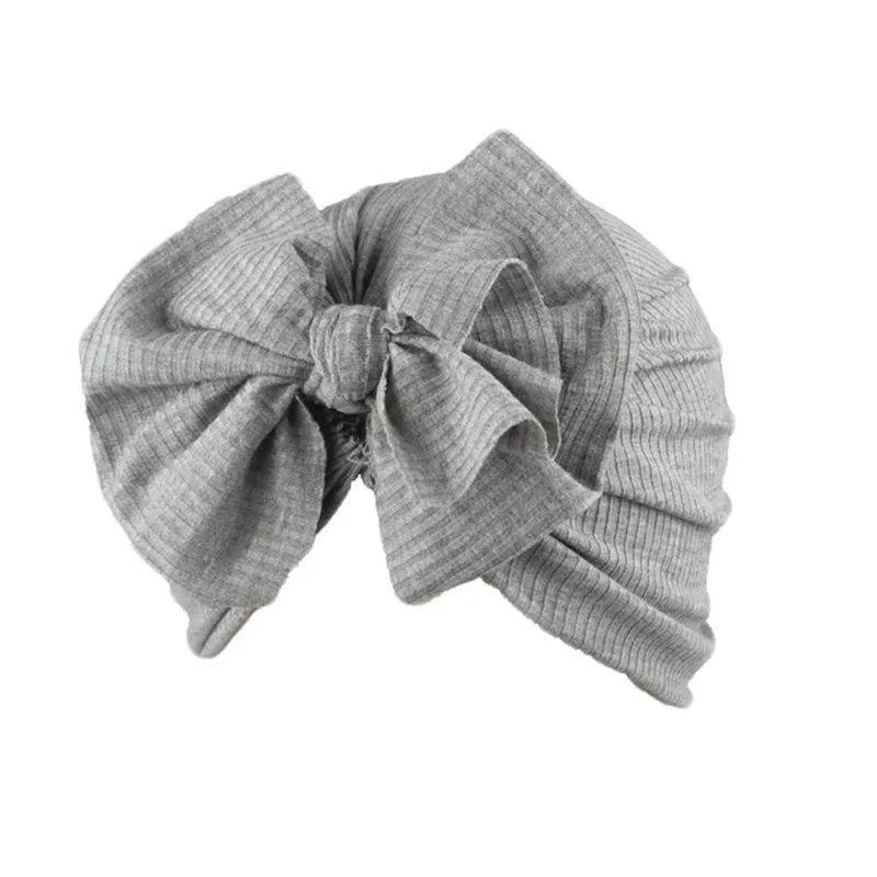 Chapeau de bébé à fleurs, Turban élastique pour nouveau-né, chapeau pour filles, 10 couleurs, bonnet en coton pour bébé, 1 pièce