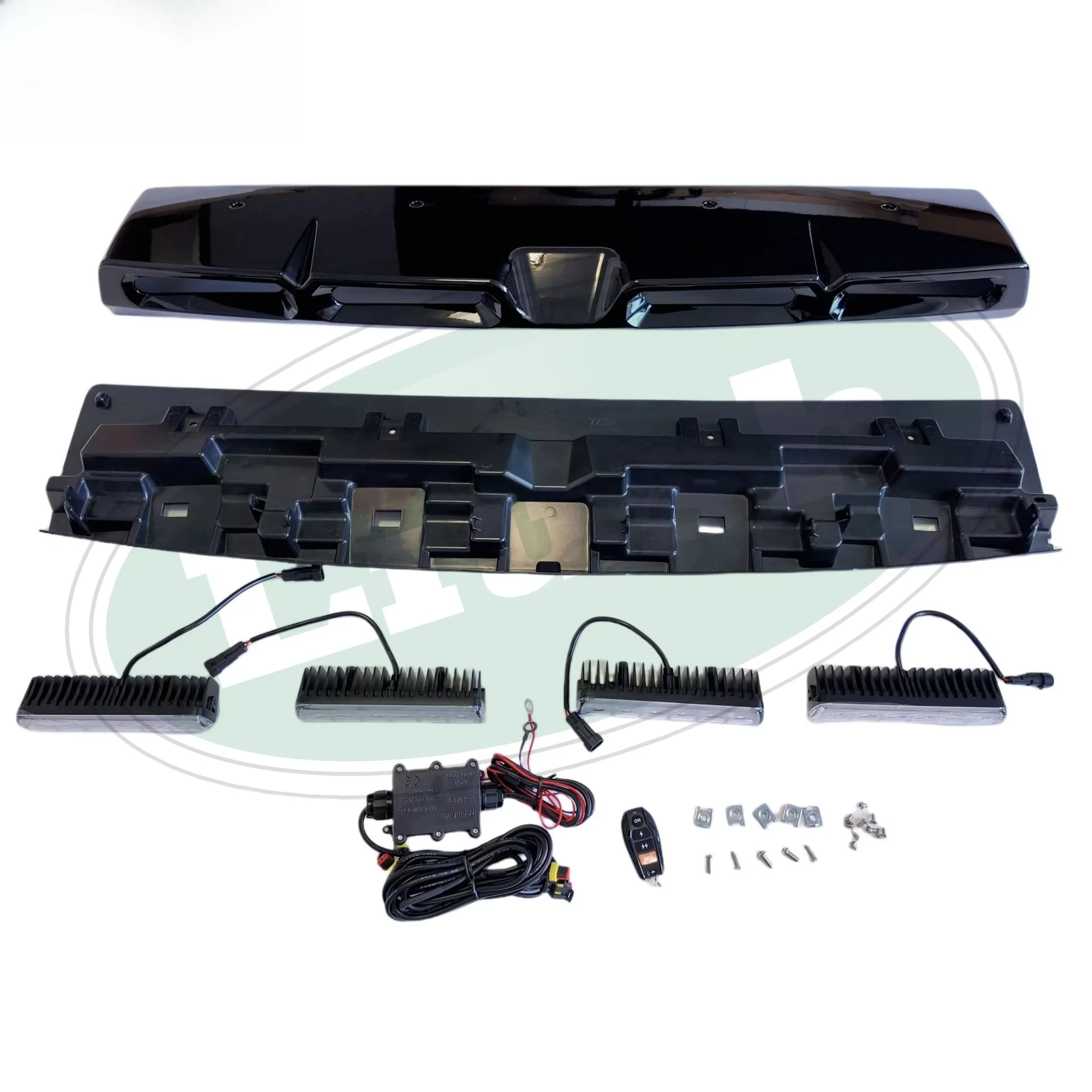 Factory Price Liush LED Roof Light for Ranger T8 T9 Car Top Roof Light ABS Roof Spotlightn Cars Accessory Modification