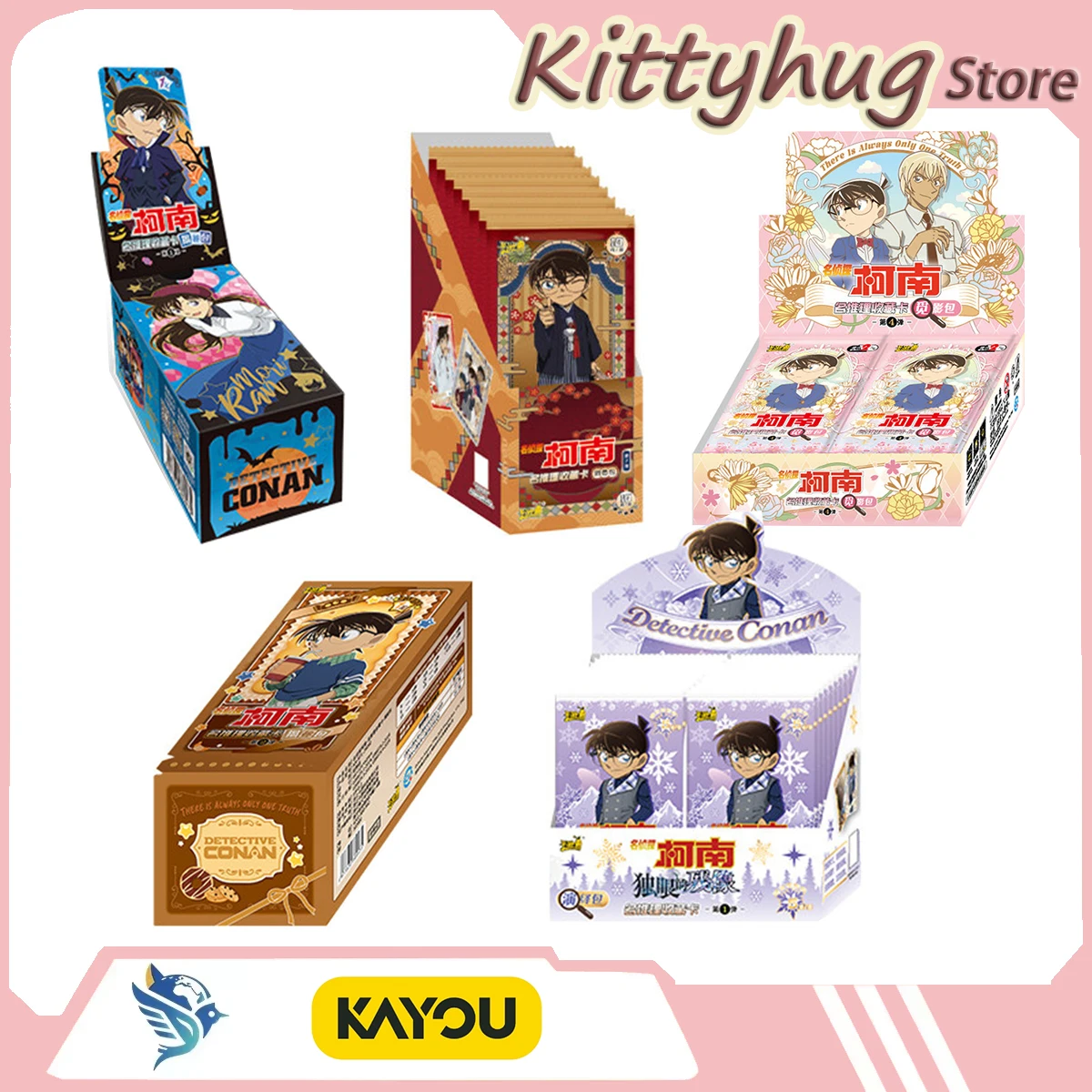 

Коллекционный набор карт «Детектив Конан» Kayou: аниме-мерч, развивающий набор для дедуктивного мышления, подарок на день рождения для мальчика