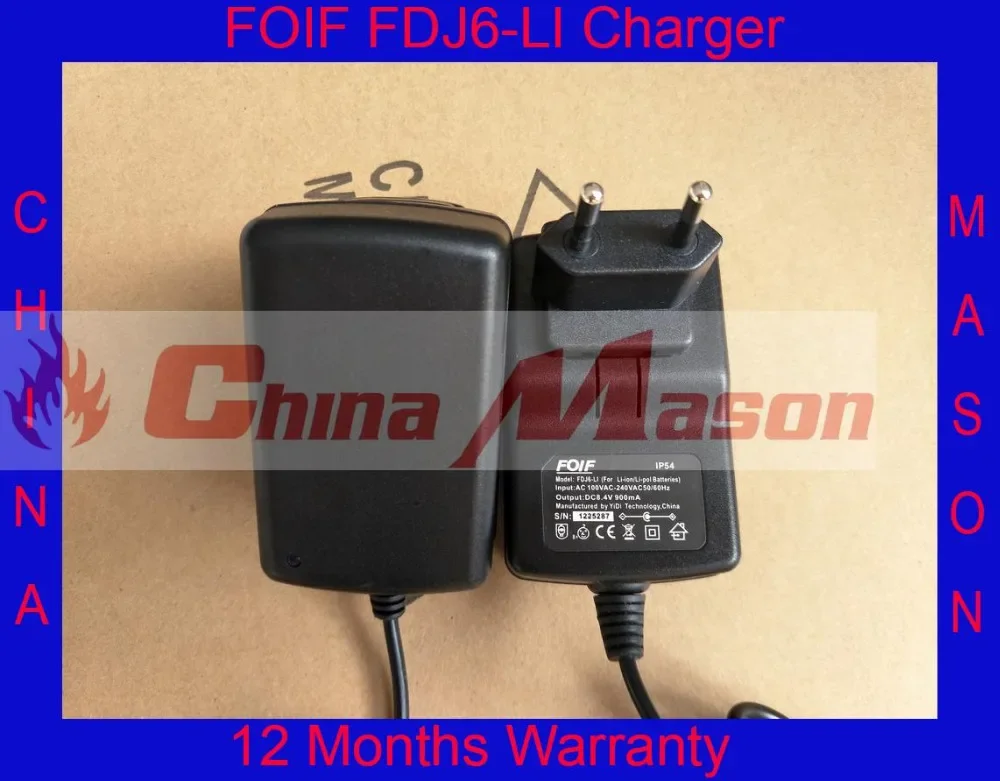 

1pc Replace FOIF charger FDJ6-Li, FOIF Charger FDJ6-Li for FOIF BT42,BT43,BT82,BT82A Li-ion battery