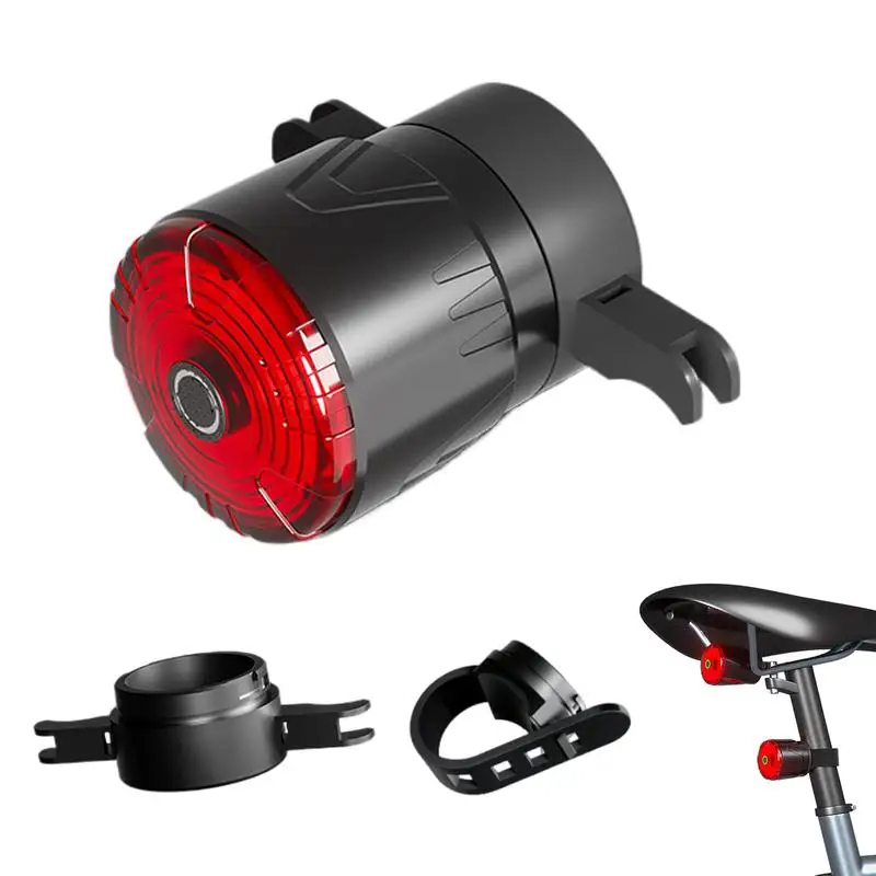 

Задний фонарь для велосипедного тормоза, велосипедный задний фонарь, 5 режимов, перезаряжаемые сигнальные огни для мужчин и женщин, аксессуары для велоспорта