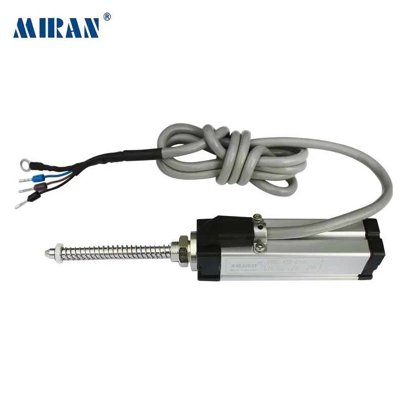 Miran Linear Potentiometer Position Sensor KTR2 10mm-200mm Automatic Reset Resistance Output Analog Transducer