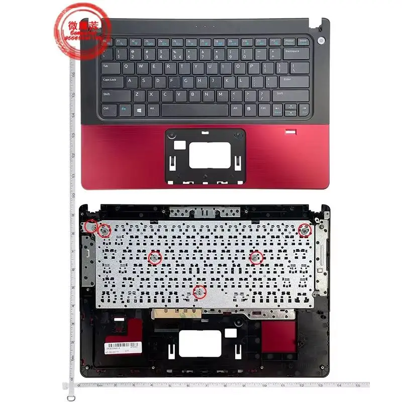 

Новый верхний чехол с упором для рук для DELL VOSTRO V5460 5460 V5460D 5470 V5470 5470R, верхний чехол для клавиатуры США с/без отпечатков пальцев