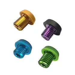 Billiard Cue Bottom Plug Protector Aluminum Alloy and Rubber Rubber Bumper