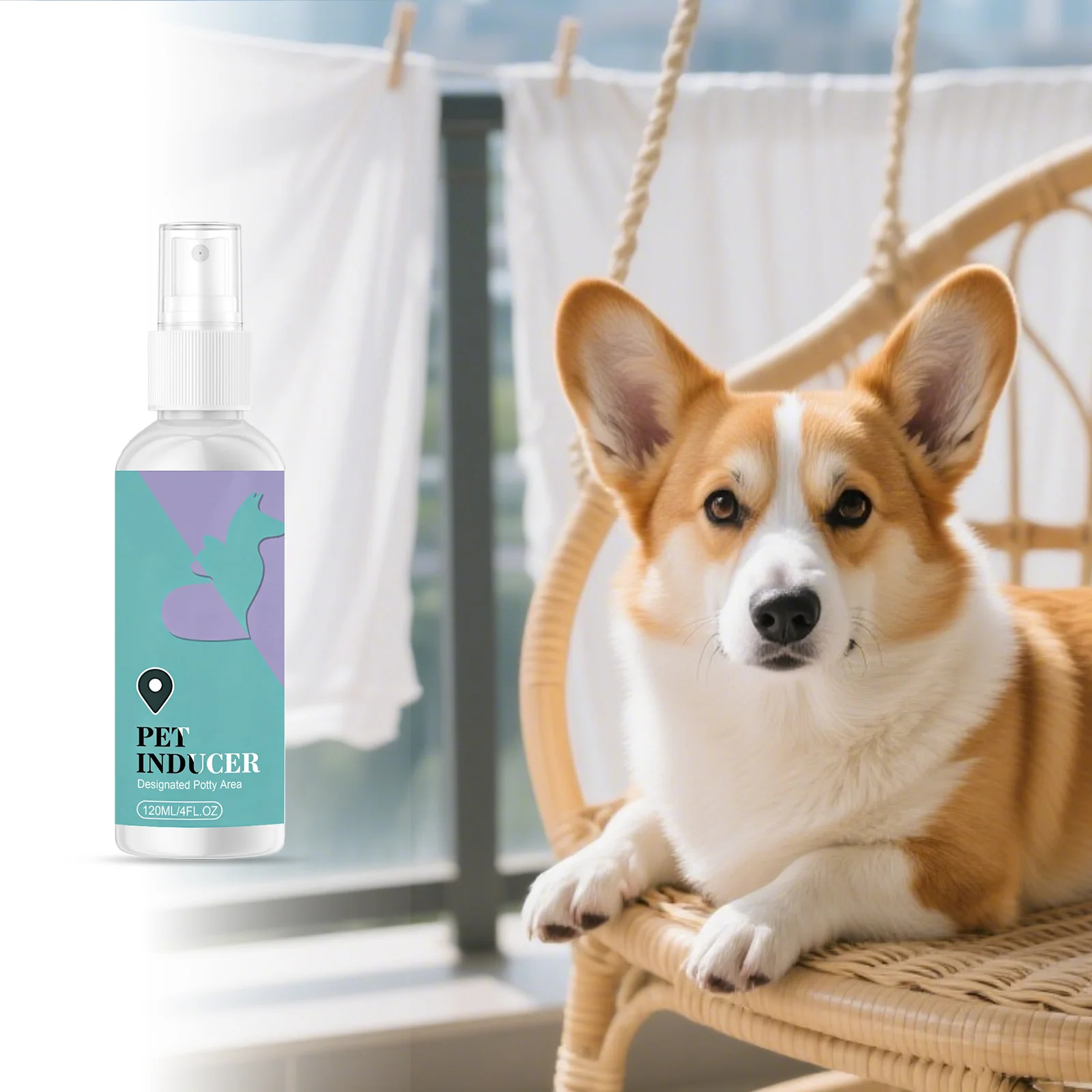 Pet Potty Training Spray Inducer For Fixed‑Point Defecation Prevent Pets Entering Restricted Area Behavioral Corrector