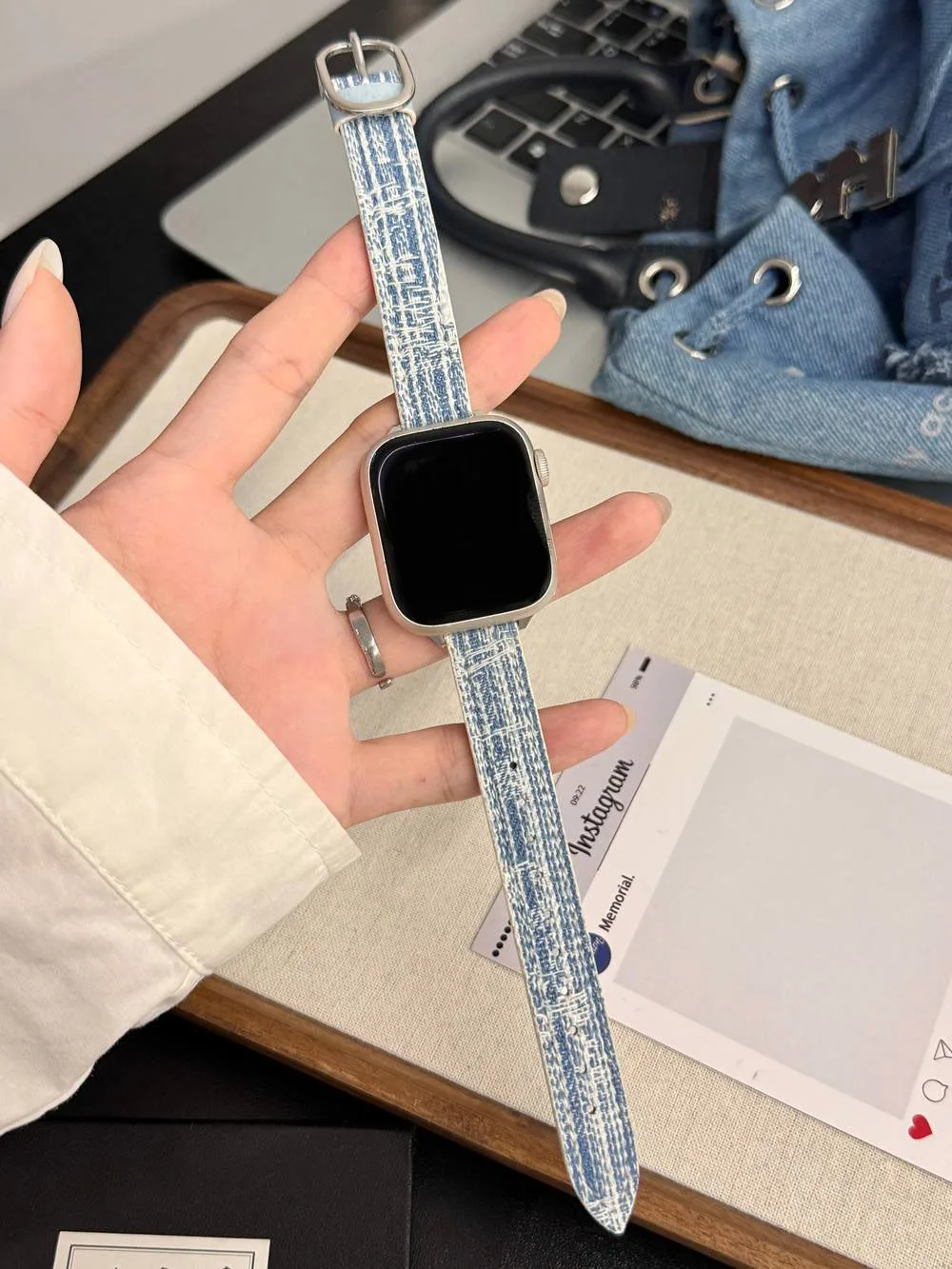 حلقة جلدية شعبية لساعة أبل سلسلة 10/9/8/7/6/5 38 مللي متر 40 مللي متر 41 مللي متر 42 مللي متر 44 مللي متر 45 مللي متر 46 مللي متر 49 مللي متر حزام