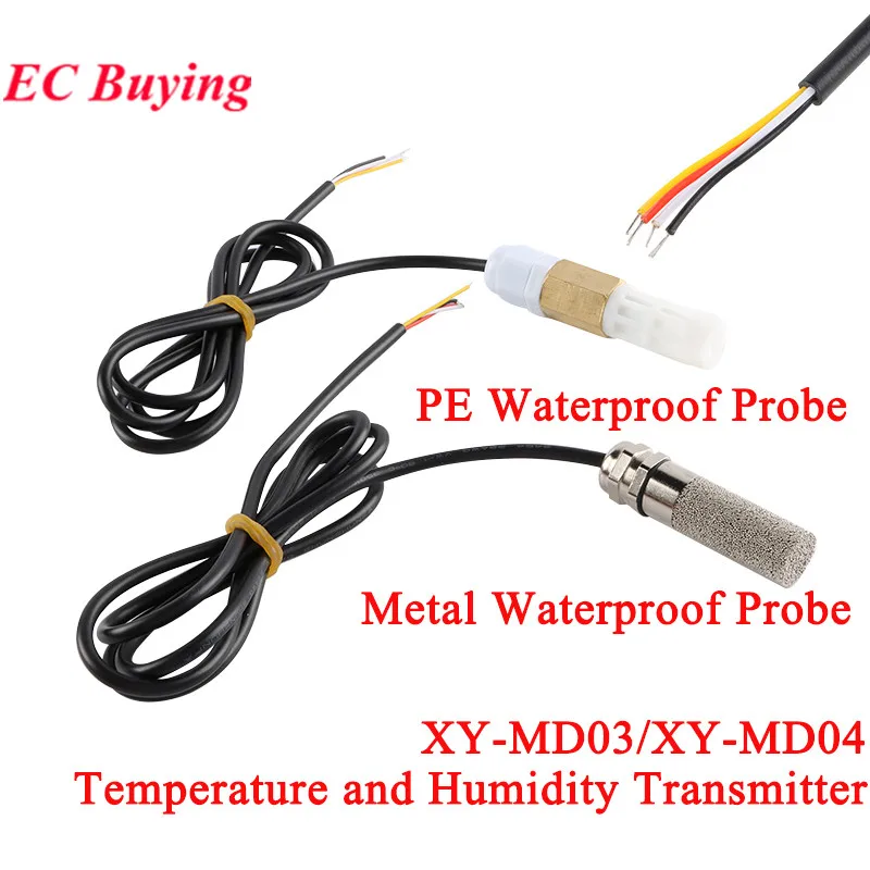 Sonde de capteur numérique d'humidité et de température, transmetteur Tech RS485 RS 485, Modbus RTU, détection intérieure étanche, Mulhouse Ition