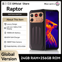 IIIF150 Raptor Rugged Machine 6.8'' FHD+120Hz Display 24GB+256GB 10000mAh 108MP UltraThin Rugged Celular Android 13