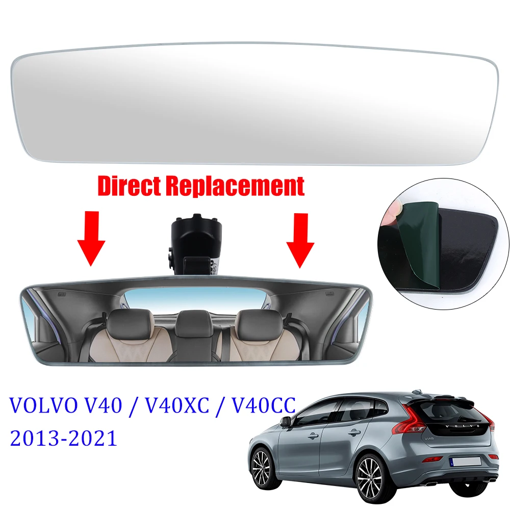 Verre de rétroviseur pour Volvo, pièces intérieures de voiture, remplacement, accessoires automobiles, V40, V40XC, V40CC, 2013-2021, 31468057