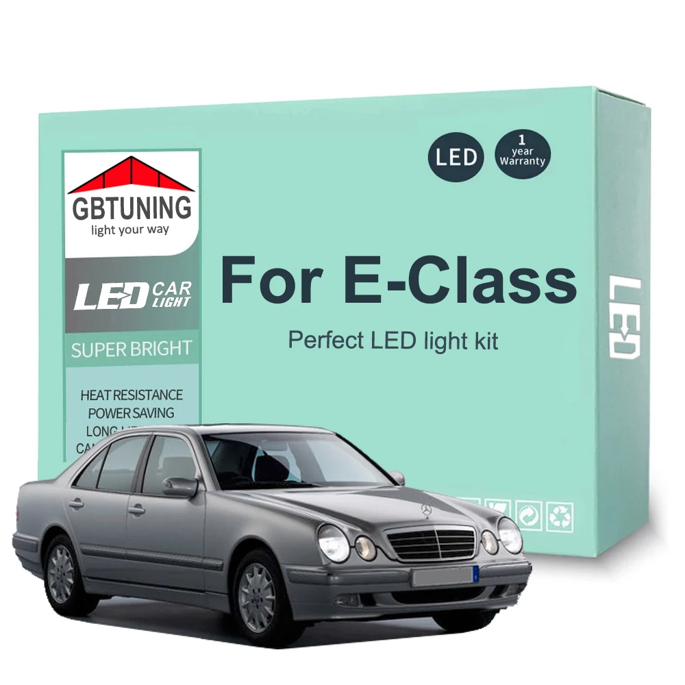 Żarówka wewnętrzna LED do Mercedes Benz MB E-Class W210 W211 W212 S210 S211 S212 A207 C207 Akcesoria samochodowe Lampa wewnętrzna Canbus