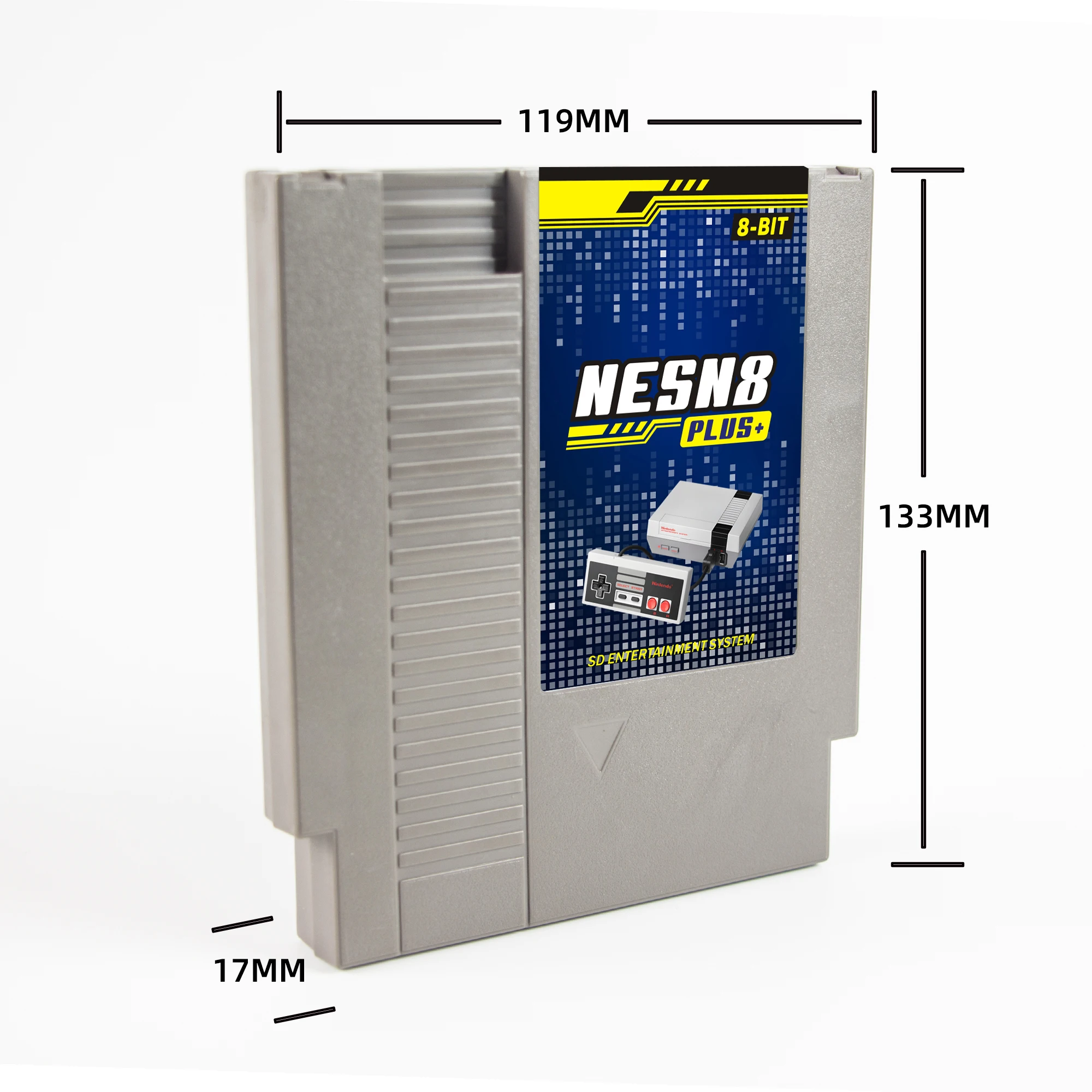 أحدث بطاقة ألعاب Super N8 Plus 1000 في 1 لخرطوشة ألعاب وحدة تحكم ألعاب الفيديو NES 8 بت