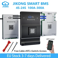 JIKONG JK BMS Active Balance obsługuje BT/APP RS485 CAN HEAT Li-Ion Lto lifepo4 18650 Akumulator 12V 24V 36V 48V 72V 4S-24S 200A