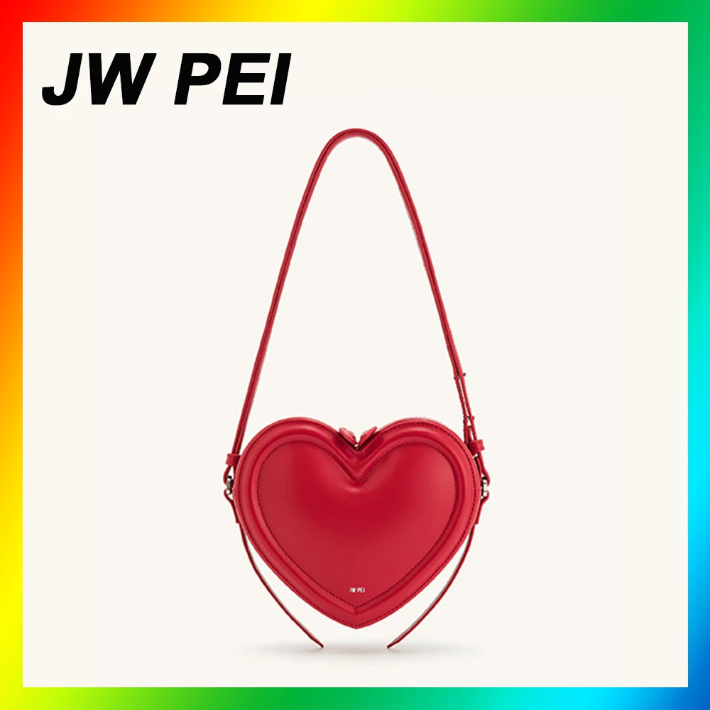 

JW PEI heart crossbody bag Arlene fashion design sweet cool three-dimensional heart bag shoulder crossbody