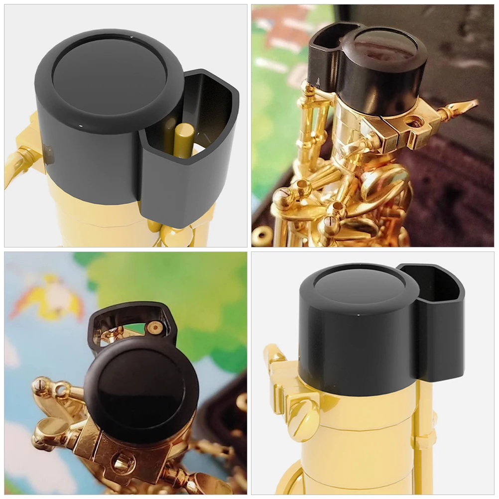 

2 Pcs Saxophone Plug Plugs Alto Parts End Cap Soprano Accessories Neck Musical Instrument