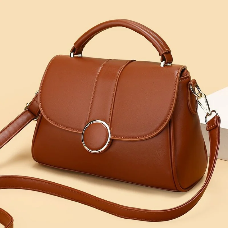 

Fashionable Leather Messenger Bag Crossbody For Women Ladies Tote By Famous Luxury Brand Popular Classic Elegant Design