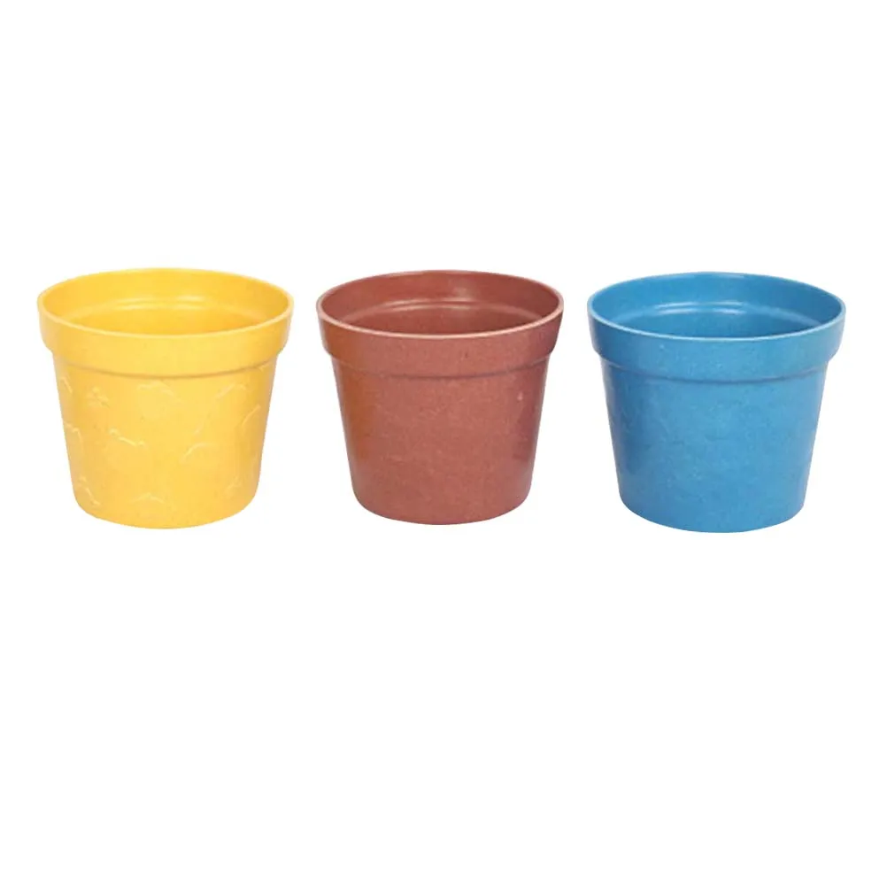 

24pcs Mini Plastic Flower Pots Delicate Diy Succulents Planting Pots Decorative Planters For Office Home Restaurant (Random